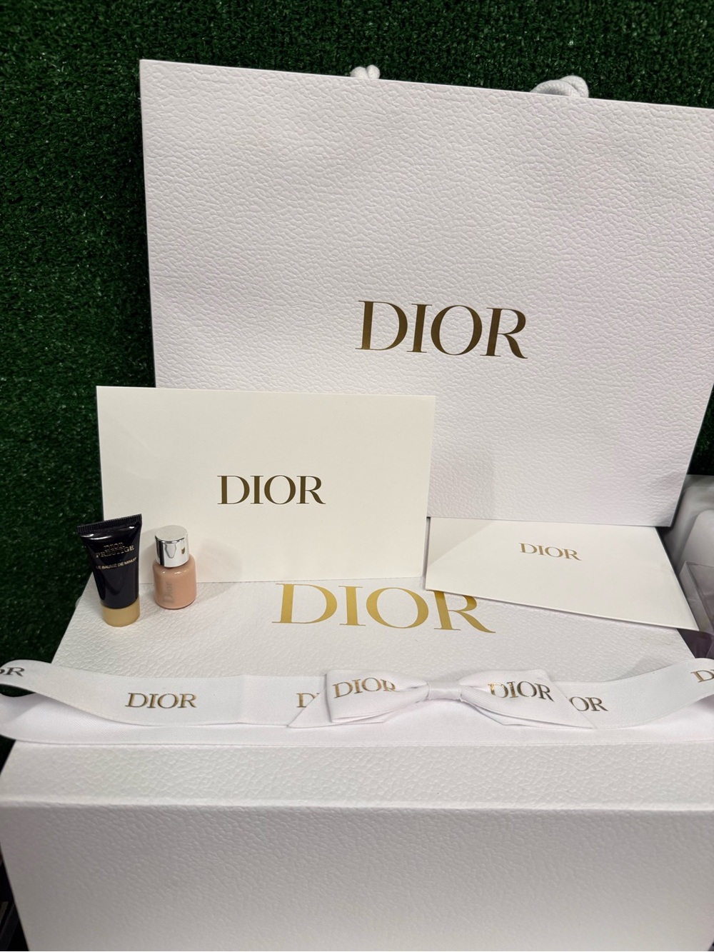 Dior Makeup Box, Bag, Samples With Other Beauty Products Makeup Lot